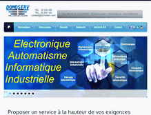 Tablet Screenshot of domoserv.com